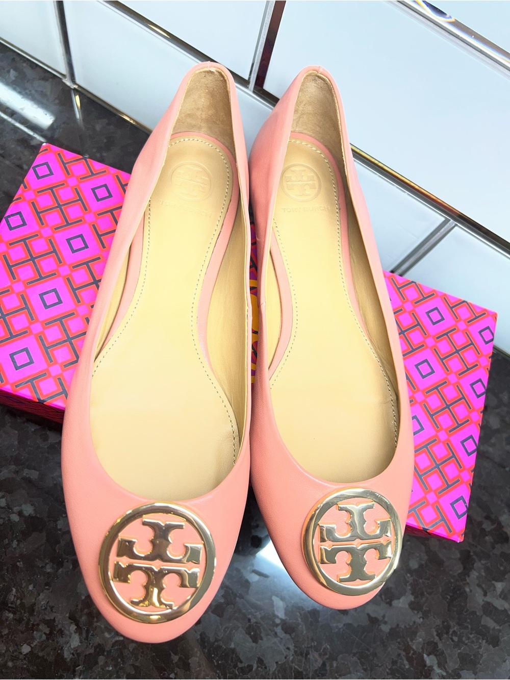 Tory Burch Benton 2 Ballet Flats – Size 7.5